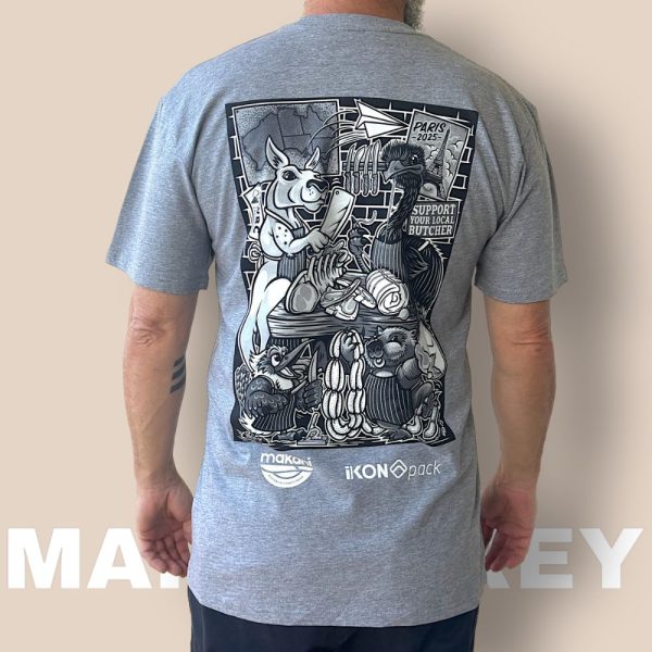 MARLE GREY BACK (BLACK & WHITE)